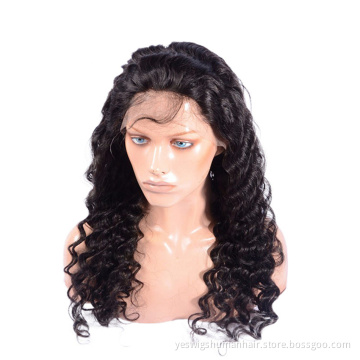 Hot Selling Lace Front Indian Loose Deep Human Hair Wigs For Black Women 13X4 13X6 Frontal Lace Indian Hair Wig Vendor Wholesale